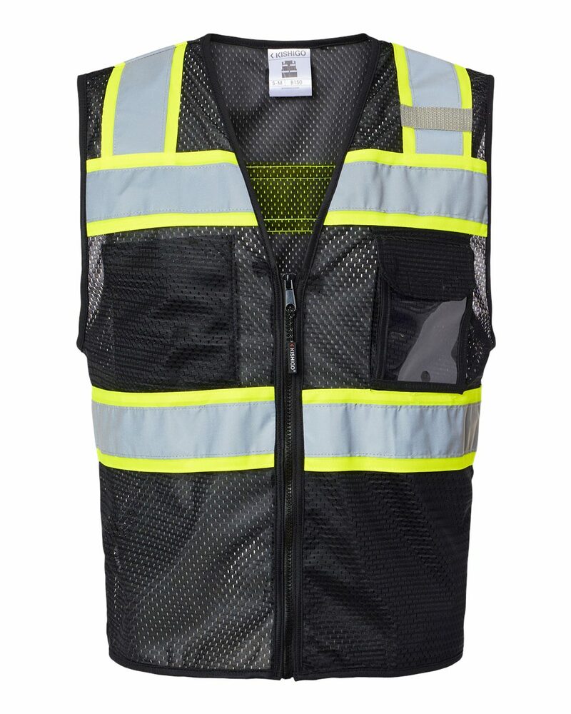 Kishigo B Ev Series Enhanced Visibility Pocket Mesh Vest