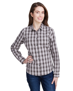 Artisan Collection by Reprime RP350 Ladies' Mulligan Check Long-Sleeve Cotton Shirt