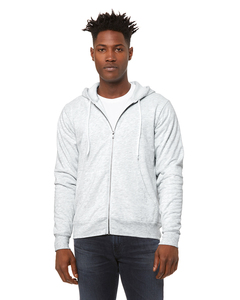 Bella + Canvas 3739 Unisex Sponge Fleece Full-Zip Hooded Sweatshirt