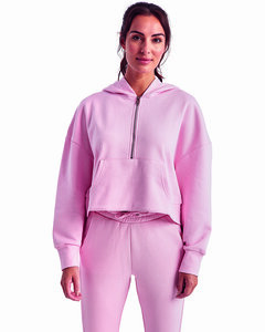 TriDri TD077 Ladies' Alice Half-Zip Hooded Sweatshirt