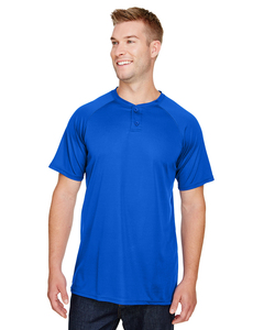 Augusta Sportswear AG1565 Attain Wicking Two-Button Baseball Jersey