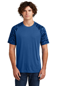 Sport-Tek ST376 Drift Camo Colorblock Tee