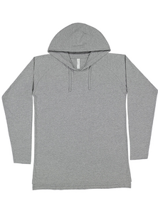 LAT 6917 Hooded Long Sleeve Shirt