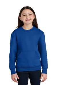 Port & Company PC78YPKT Port & Co ™ Youth Core Fleece Crewneck Pocket Sweatshirt