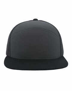 Pacific Headwear P787 6-Panel Arch Trucker Snapback Cap