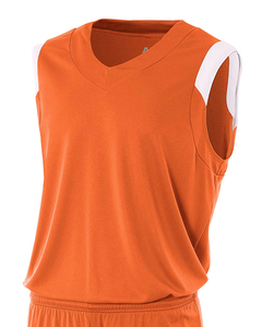 A4 NB2340 Youth Moisture Management V Neck Muscle Shirt