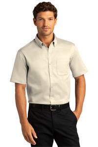 Port Authority W809 Short Sleeve SuperPro ™ React ™ Twill Shirt