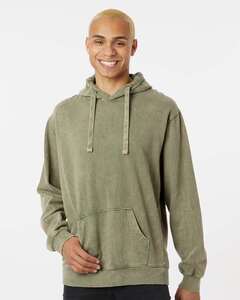 Dyenomite 854MW Premium Fleece Mineral Wash Hooded Sweatshirt