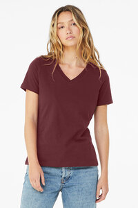 Bella + Canvas 6405 Ladies' Relaxed Jersey V-Neck T-Shirt