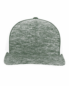 Pacific Headwear 106C Aggressive Heather Trucker Snapback Cap