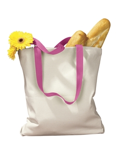 BAGedge BE010 Canvas Tote with Contrasting Handles