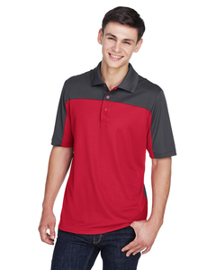 CORE365 CE101 Men's Balance Colorblock Performance Piqué Polo