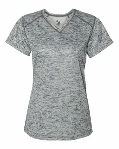 Badger Sport 4175 Tonal Blend Women's V Neck Tee