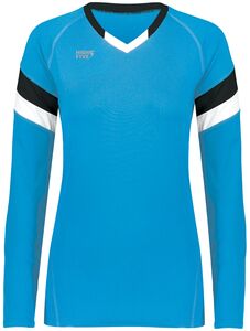 HighFive 342243 Girls TruHit Tri-Color Long Sleeve Jersey