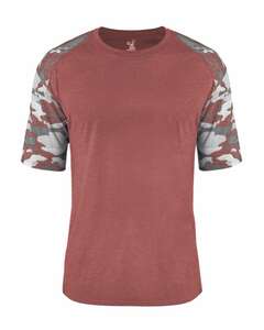 Badger Sport 4970 Vintage Camo Sport Tri Blend Tee