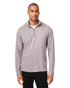 North End NE415 Men's Eclipse Jacquard Quarter-Zip