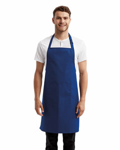 Artisan Collection by Reprime RP154 Unisex 'Colours' Recycled Bib Apron with Pocket