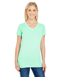 Threadfast Apparel 230B Ladies' Pigment-Dye Short-Sleeve V-Neck T-Shirt