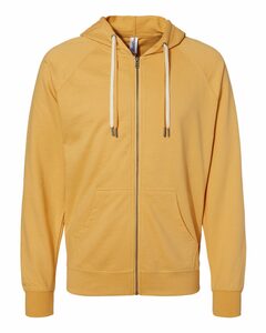 Independent Trading Co. SS1000Z Icon Unisex Lightweight Loopback Terry Full-Zip Hooded Sweatshirt