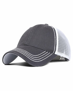 Fahrenheit F787 Garment Washed Cotton Mesh Back Hat