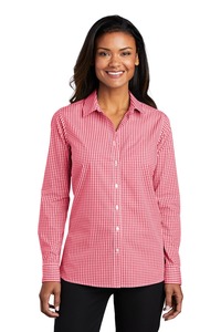 Port Authority LW644 Ladies Broadcloth Gingham Easy Care Shirt