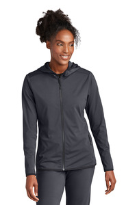 Sport-Tek LST870 Ladies Circuit Hooded Full-Zip