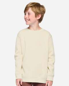 LAT L2225 Youth Elevated Fleece Crewneck Sweatshirt