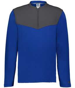 Russell Athletic R03GKM SIDELINE GRID 1/4 ZIP PULLOVER