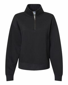 MV Sport W22713 Women's Sueded Fleece Quarter-Zip Sweatshirt