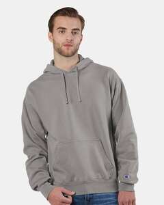 Champion CD450 Unisex Garment Dyed Hooded Sweatshirt