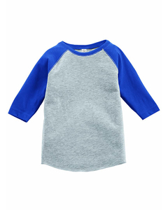 Rabbit Skins RS3330 Toddler Baseball Fine Jersey Three-Quarter Sleeve Tee