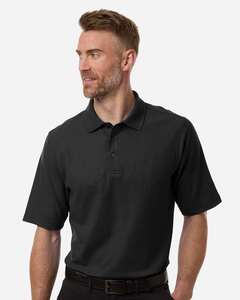 Harriton HM105 Men's Maverick CVC Pique Polo