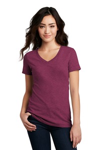 District DM1190L Women's Perfect Blend ® CVC V-Neck Tee