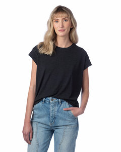 Alternative 4461HM Ladies' Modal Tri-Blend Raw Edge Muscle T-Shirt