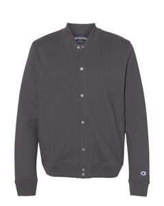 Champion Gray Cotton/Poly Blend Jackets & Coats | ShirtSpace