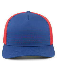 Pacific Headwear PH105P Perforated 5-Panel Trucker Snapback Cap