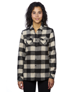 Burnside B5210 Ladies' Plaid Boyfriend Flannel Shirt