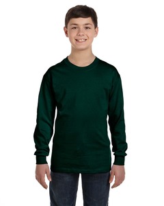Gildan G540B Youth Heavy Cotton ™ 100% Cotton Long Sleeve T-Shirt