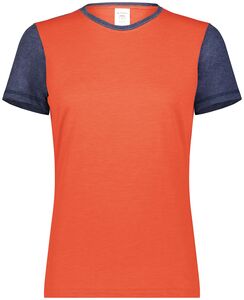 Augusta Sportswear 6878 Ladies Gameday Vintage Ringer Tee