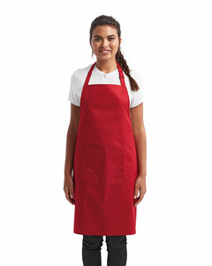 Artisan Collection by Reprime RP154 Unisex 'Colours' Recycled Bib Apron with Pocket