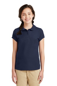 Port Authority YG503 Girls Silk Touch ™ Peter Pan Collar Polo