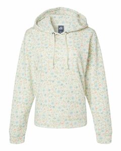 J America JA8871 Adult Triblend Pullover Fleece Hooded Sweatshirt
