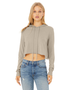 Bella + Canvas 8512 Ladies' Cropped Long Sleeve Hooded T-Shirt