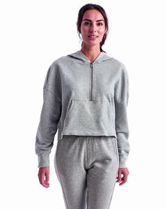 TriDri TD077 Women's Alice Half-Zip Hooded Sweatshirt