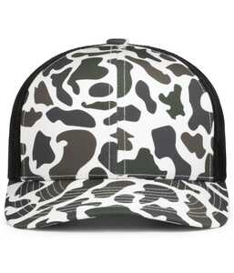 Pacific Headwear P686 DUCK CAMO TRUCKER SNAPBACK CAP