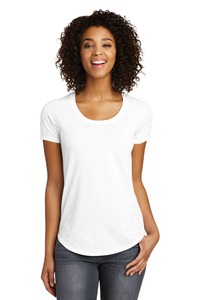 District DT6401 Women's Fitted Very Important Tee ® Scoop Neck