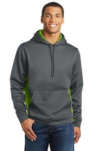 Sport-Tek ST239 Sport-Wick ® CamoHex Fleece Colorblock Hooded Pullover