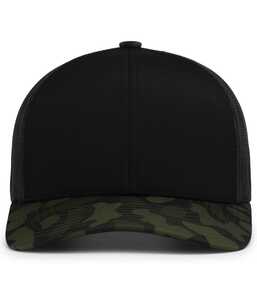 Pacific Headwear P686 DUCK CAMO TRUCKER SNAPBACK CAP