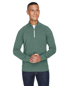 J America JA8869 Adult Triblend Fleece Quarter-Zip