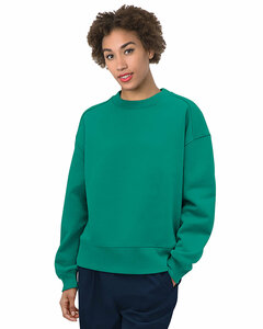 Bayside 7702BA Ladies' Crewneck Fleece